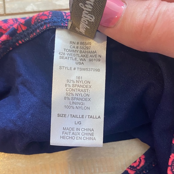 Tommy Bahama tankini set size large(14) - Picture 8 of 9